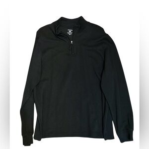 Men’s Black Quarter Zip XL NWOT